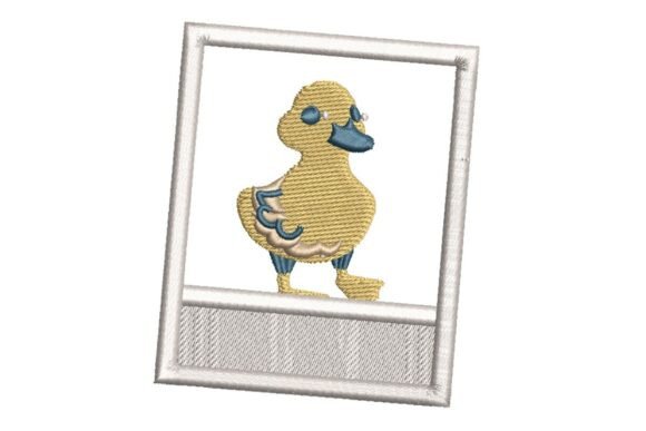 Cute Baby Duck Embroidery for Seasonal Projects