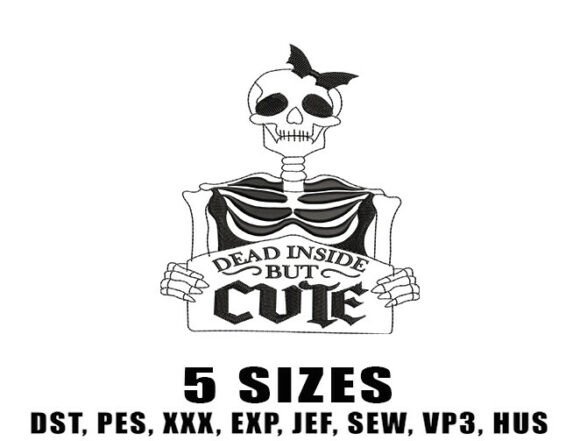 Dead Inside but Cute Embroidery Designs Review