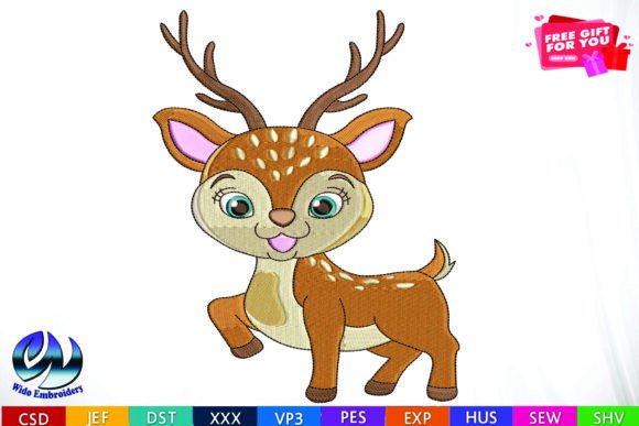Deer Embroidery Design Review for Boutique Sweatshirts
