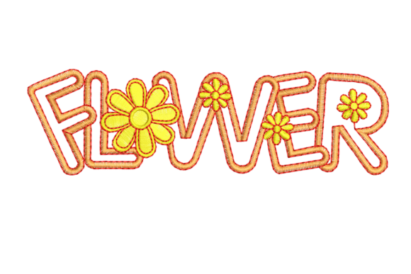 Flowers Word Embroidery Design Review