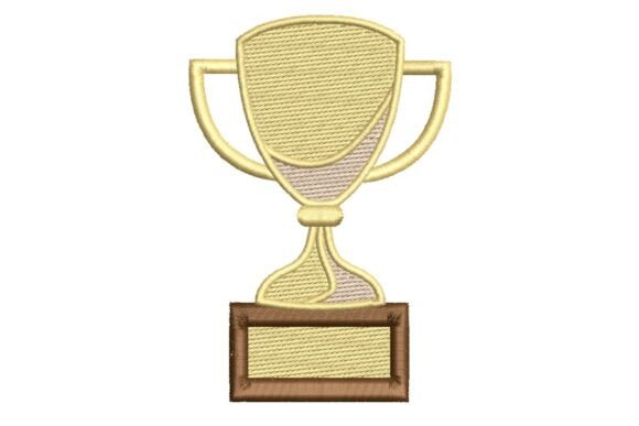 Golden Champion Trophy Embroidery Design Review