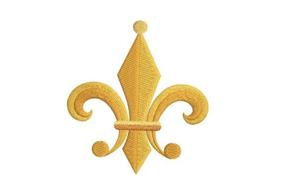 Golden Fleur-de-Lis Embroidery Design Review