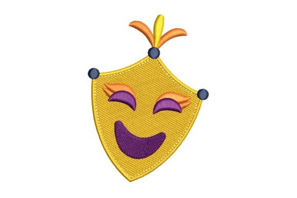 Happy Jester Mask Embroidery Design Review