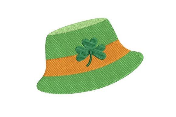 Lucky St. Patrick’s Day Bucket Hat Embroidery
