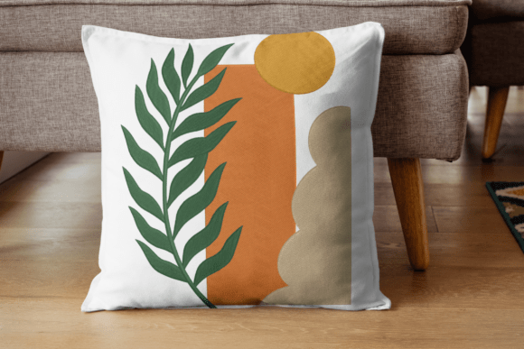 Modern Minimalist Leaf Embroidery Design Review