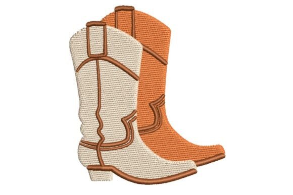 Pair of Cowboy Boots Embroidery Design Review