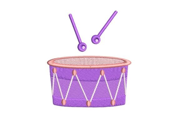 Playful Purple Drum Embroidery Review
