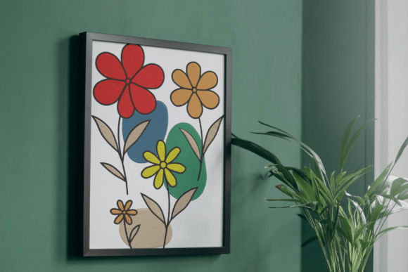Retro Floral Cluster Embroidery Design Review