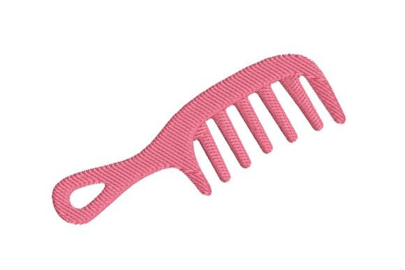 Stylized Hair Comb Embroidery Design Review